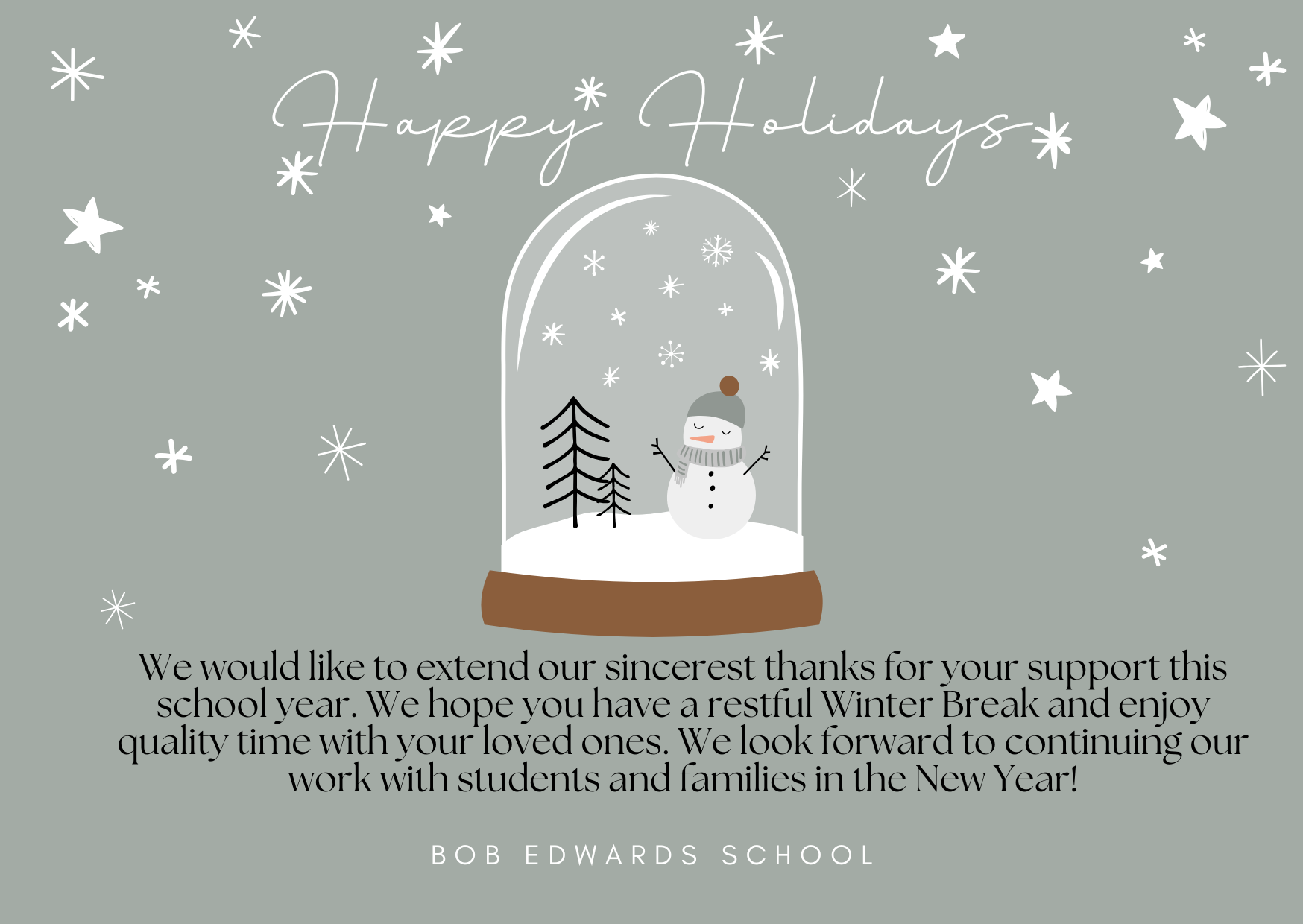 Happy Holidays Bob Edwards Message 2024